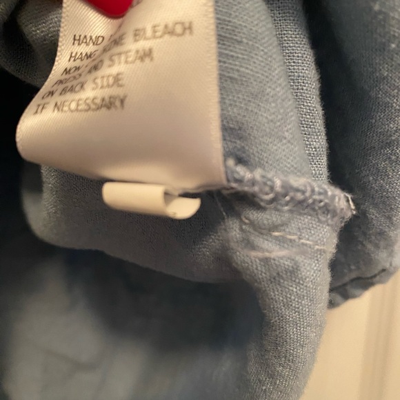 Embellished 3/4 Sleeve Blouse with Mandarin Collar - Picture 6 of 7